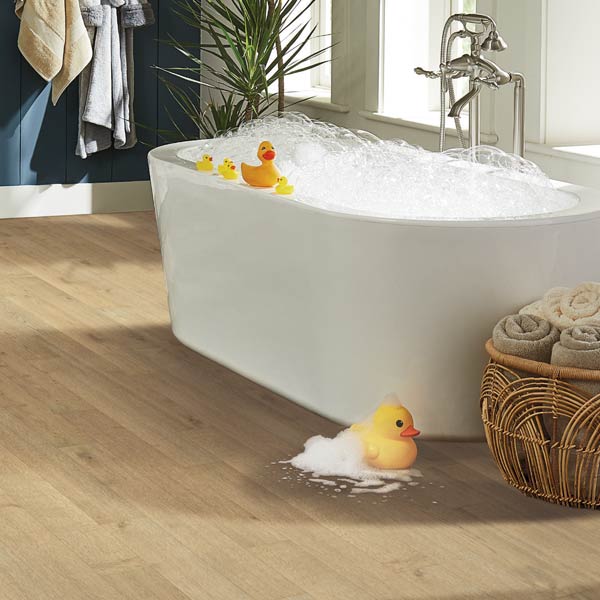 waterproof hardwood in bathroom